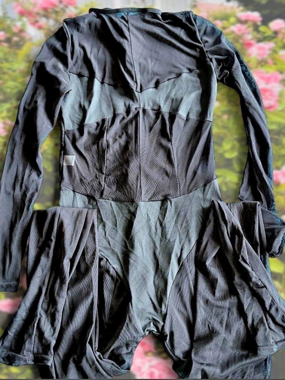 Black Mesh Catsuit Black NWOT